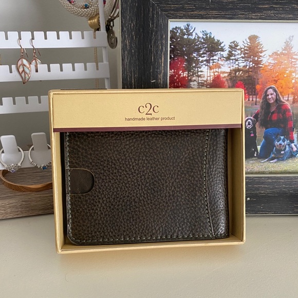 Other - c2c Brown Leather Wallet